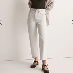 NWT Madewell The Perfect Vintage Wide-Leg Crop Jean in Edmunds Wash 27